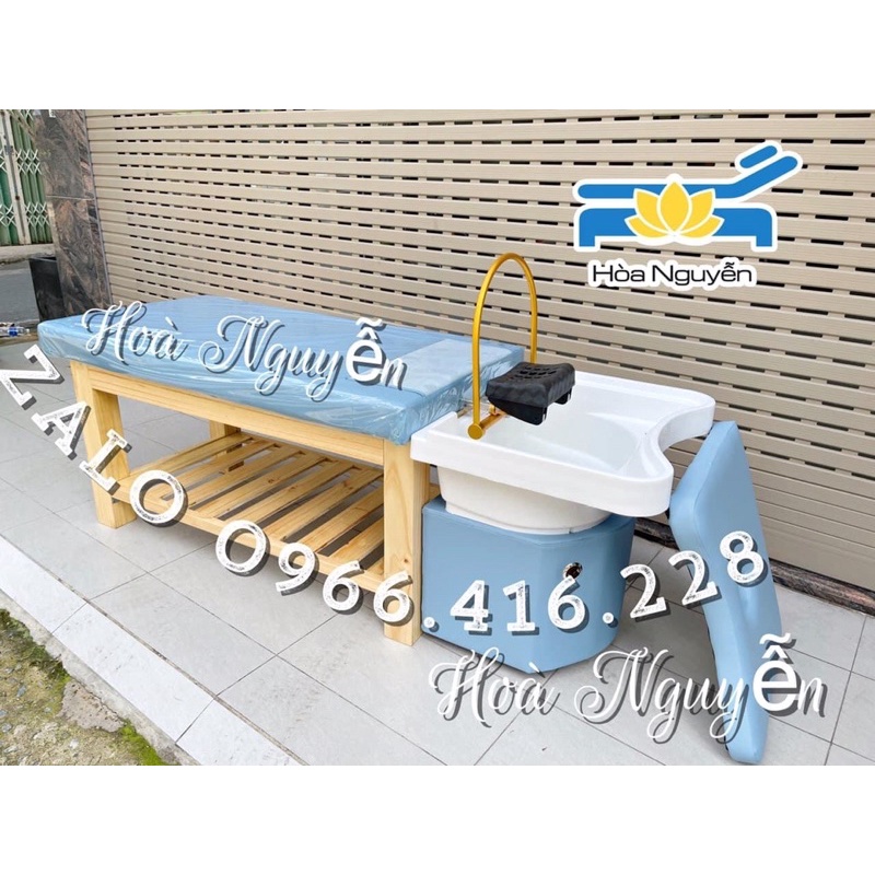 Giường Gội Đầu Dưỡng Sinh 2in1