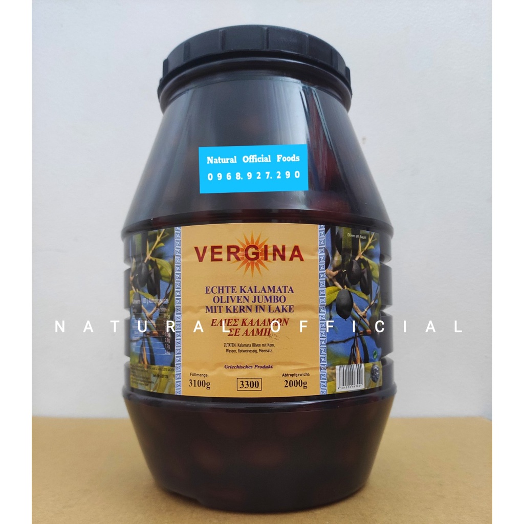 Quả Oliu Đen Không Hạt Nhập Khẩu Từ Tây Ban Nha hiệu La Pedriza Hộp 3kg