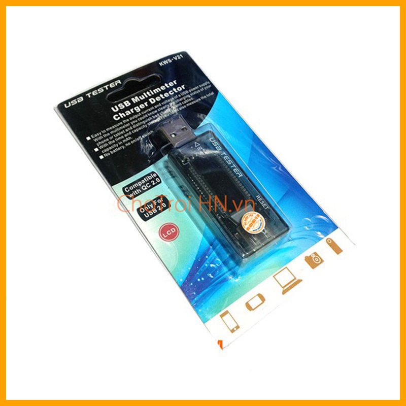 Sản Phẩm USB Đo Dòng - Đo Áp V3 4V-20V 3A KWS-V21