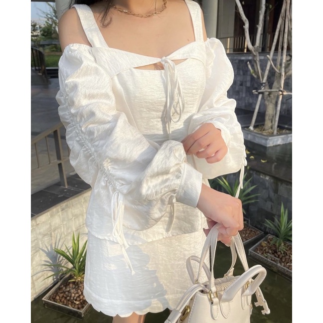 DII COLLECTION - Bộ đũi thiết kế ánh nhũ dạo phố