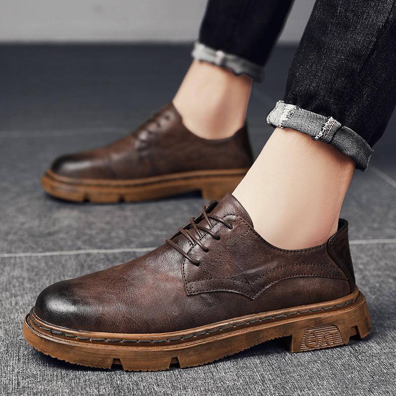 Size Lớn 39-46 giày chính hãng giày tây nam giày tây nam giày da nam công sở giày tây Da bò giày nam giày dép nam