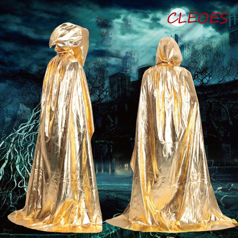 Cleoes Grim Reaper Áo Choàng Có Mũ Trùm Đa Năng Phù Thủy Dự Tiệc Bar Tiệc Tùng Cho Người Lớn