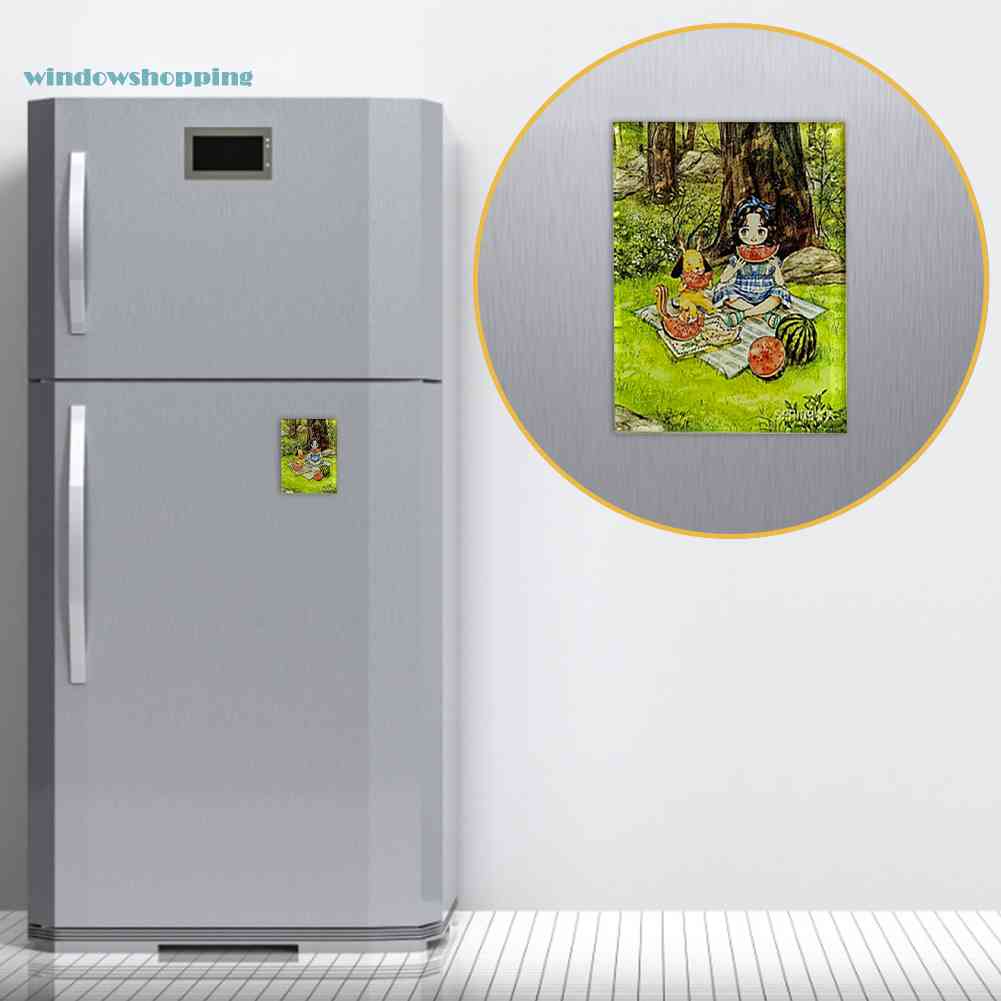 Giá Đỡ Kim Khâu Chữ Thập Có Nam Châm Hít Tủ Lạnh