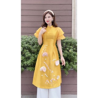 Áo dài kèm quần sang chảnh đi chơi dạo phố Tahe V213