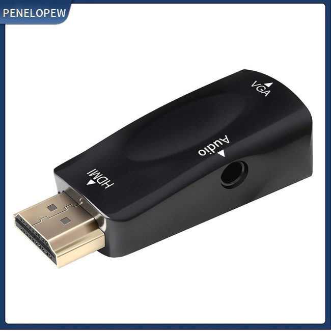 Bộ ChuyểN ĐổI 1080P HDMI Sang VGA + ĐầU CắM 3.5Mm Cho Laptop