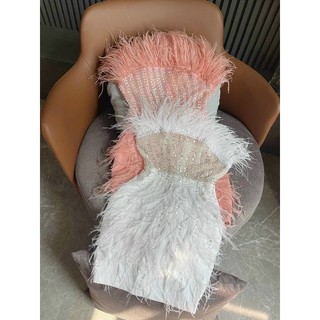 MS1404V ĐẦM BODY CUP ĐÍNH LÔNG full size S/M/L/XL