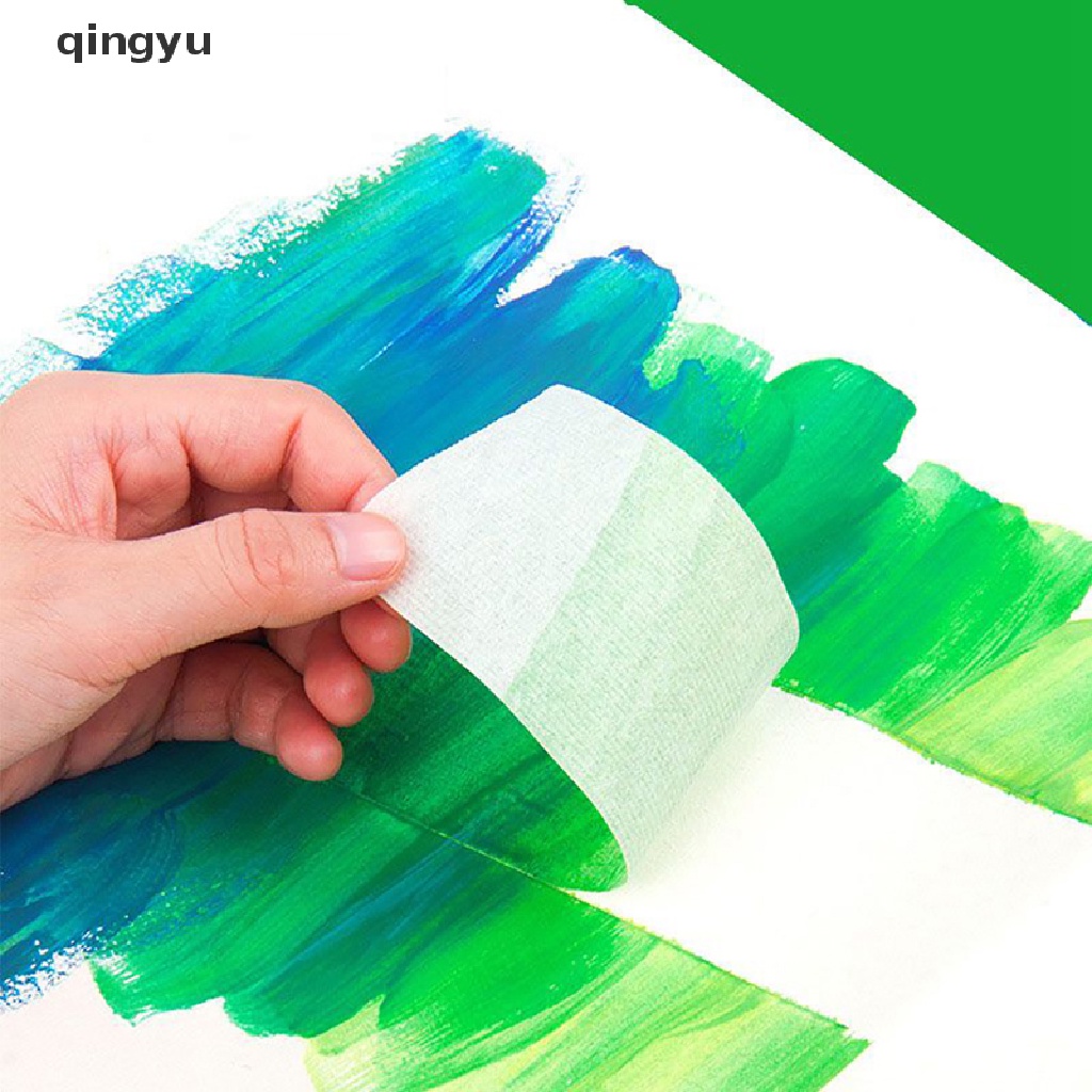 Qingyu Cuộn Băng Keo Giấy Kết Cấu Màu Nước Nghệ Thuật