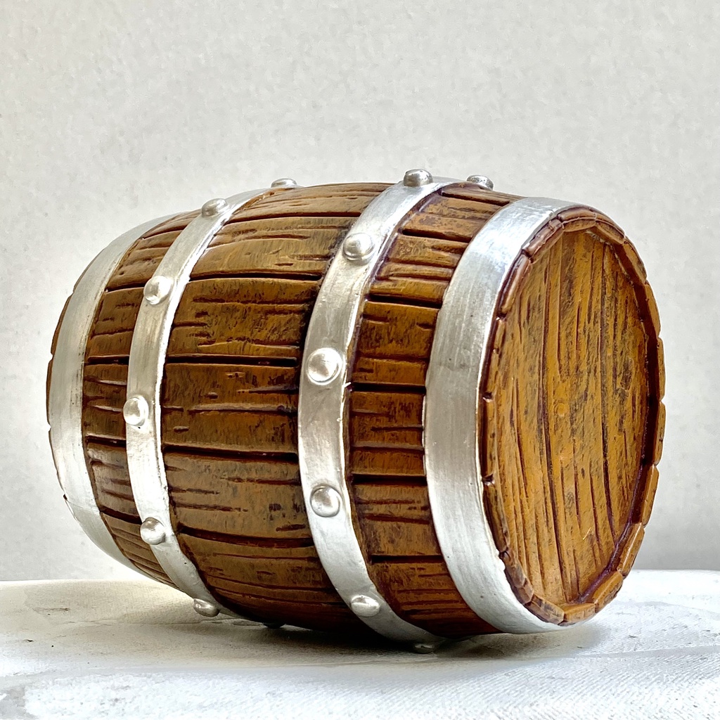 Mô hình thùng gỗ trong One Piece - Thùng gỗ mô hình cao 10CM - Thùng gỗ trang trí One piece figure