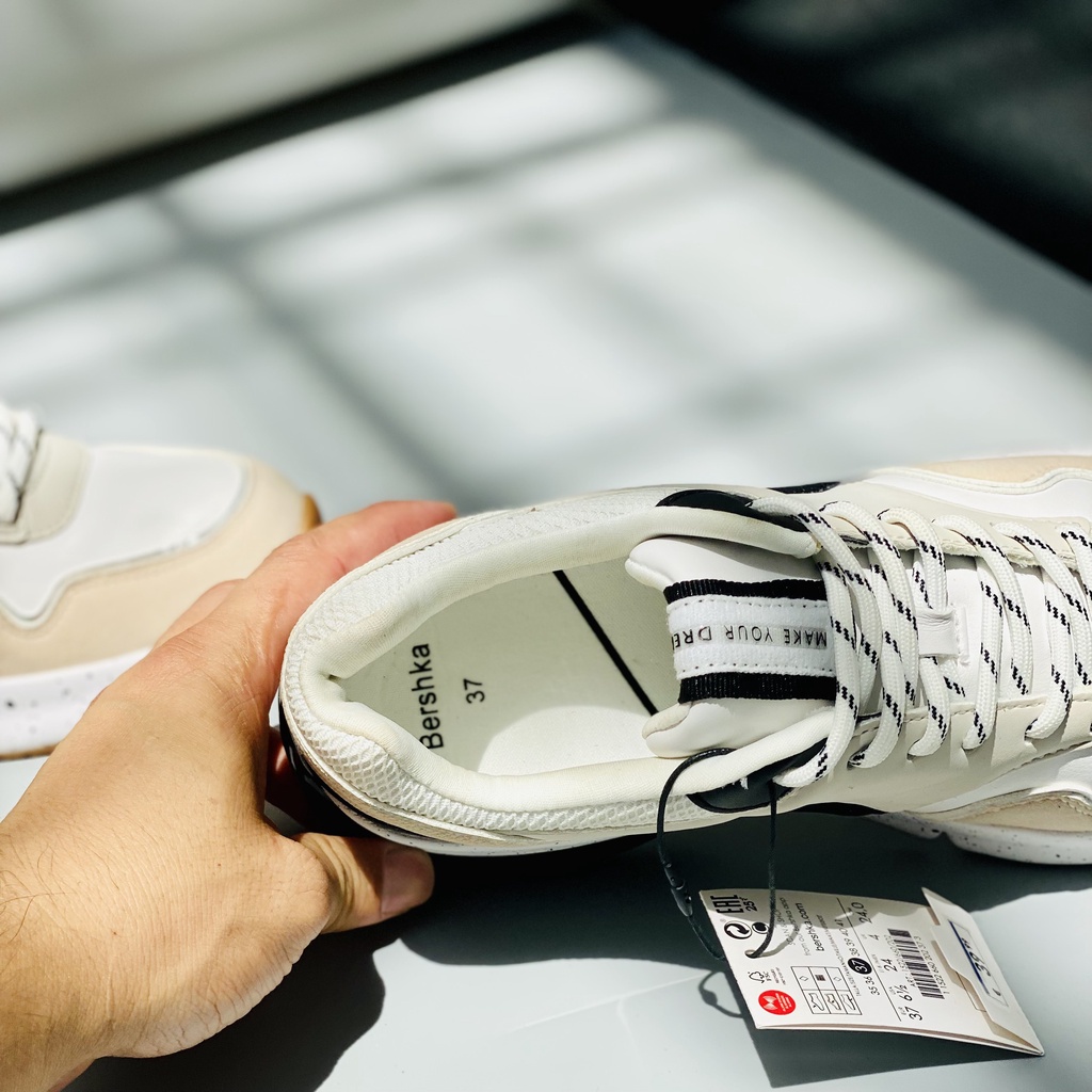 Giày thể thao đế air cho nữ bershka chính hãng