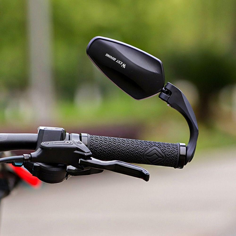 NORMAN Gương Chiếu Hậu Góc Rộng 16-22mm Có Thể Điều Chỉnh Xoay 360 Độ Gắn Tay Lái Xe Đạp