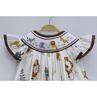 ĐẦM SMOCK CON THÚ HÌNH