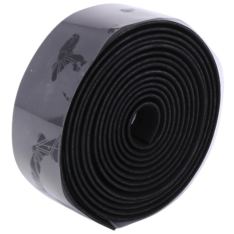 Băng Quấn Tay Lái Xe Đạp 3Mm Bằng Da Pu Chống Trượt Màu Đen