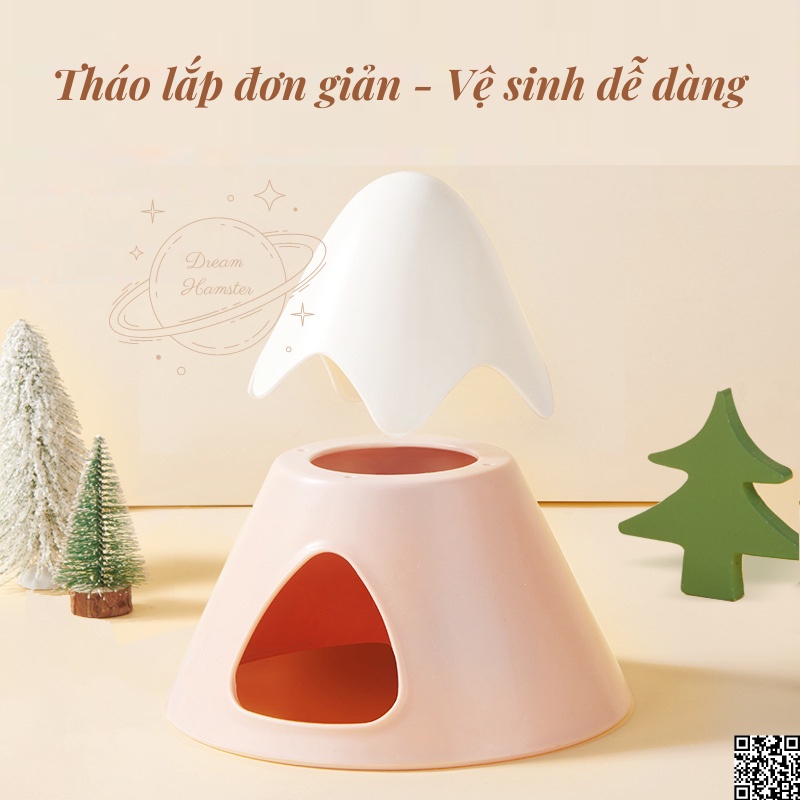 Nhà trú, nhà ngủ núi tuyết Yee cho hamster, sóc bay