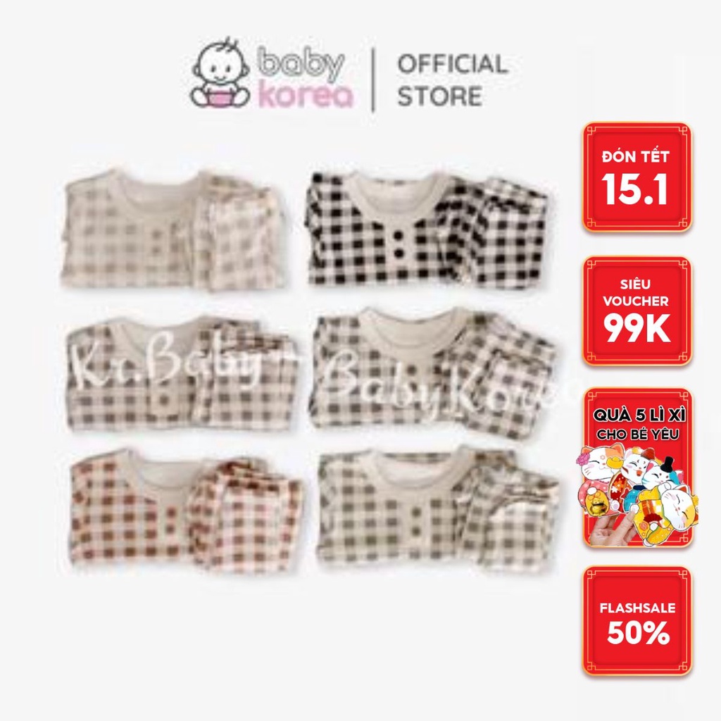 (Chính hãng) Bộ rời kẻ dài tay Cony 2022 co giãn PEEKABOO made in Korea thời trang trẻ em cho bé 1 2 3 4 5 6 7 tuổi