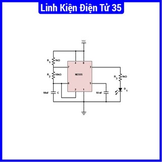 NE555 SOP-8/DIP-8 siêu đa dụng