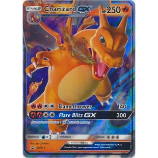 Lá bài thẻ bài Charizard GX - SM211 - Promo