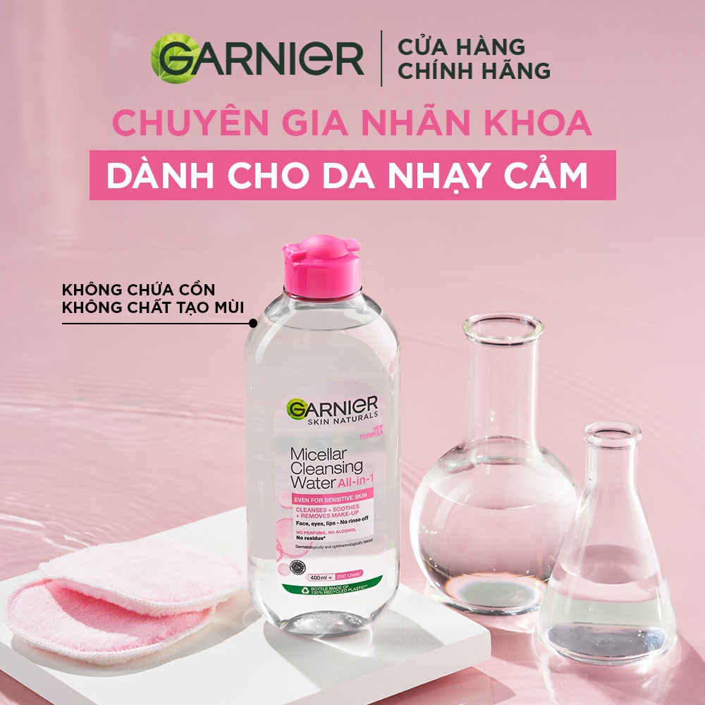 Nước tẩy trang Garnier Micellar Cleansing Water 400ml