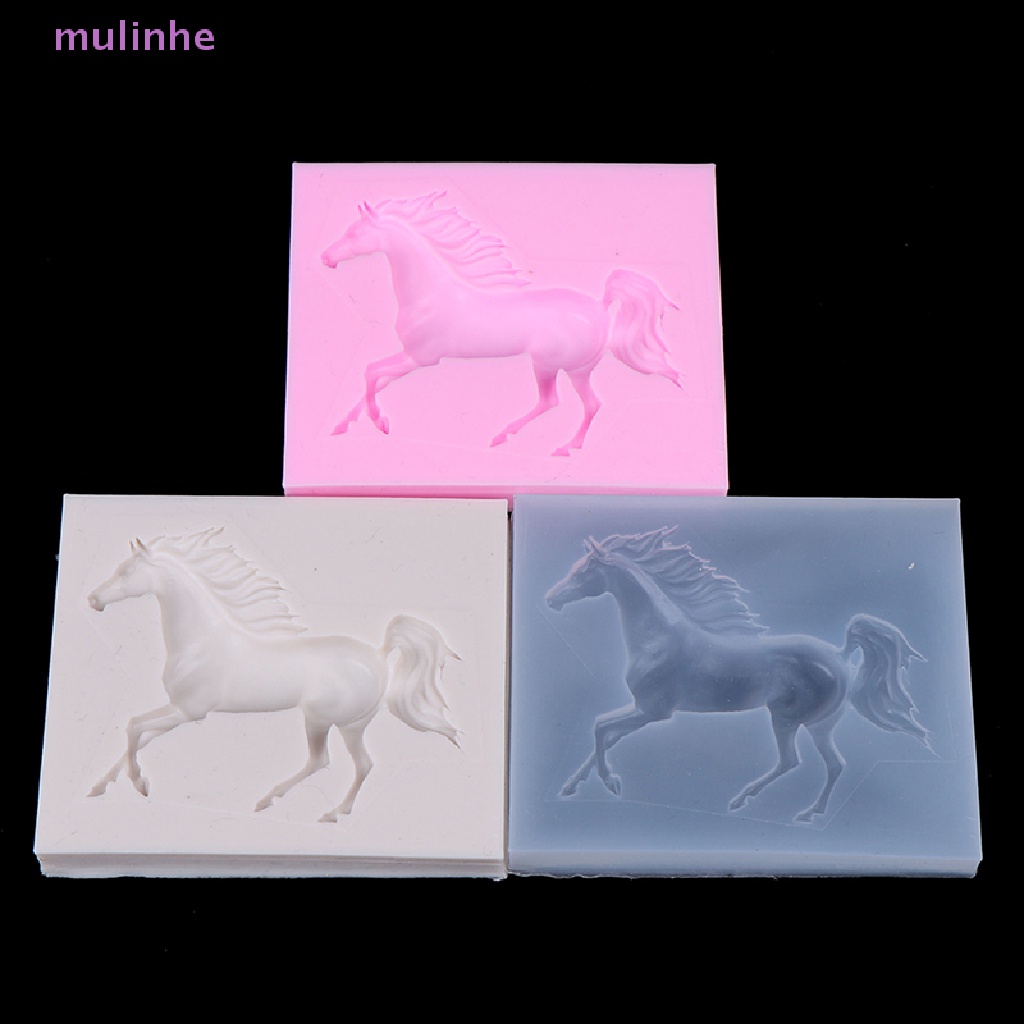 Khuôn Silicon Làm Bánh / Kẹo / Xà Phòng Hình Ngựa Một Sừng Dễ Thương