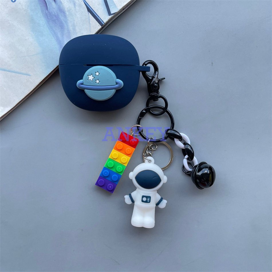 Bose QuietComfort Earbuds II Vỏ Bảo Vệ Hộp Sạc Tai Nghe Bluetooth Không Dây Bose QuietComfort II Bằng Silicon Hình Phi Hành Gia Hoạt Hình Dễ Thương