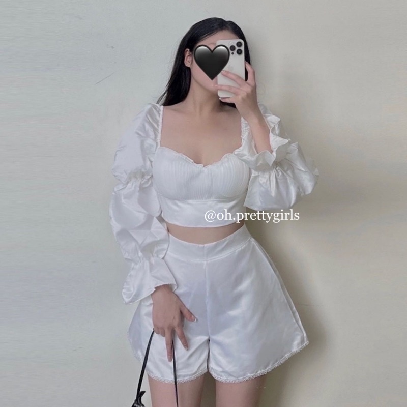 SET ÁO TAY PHỒNG QUẦN SHORT LILI SET