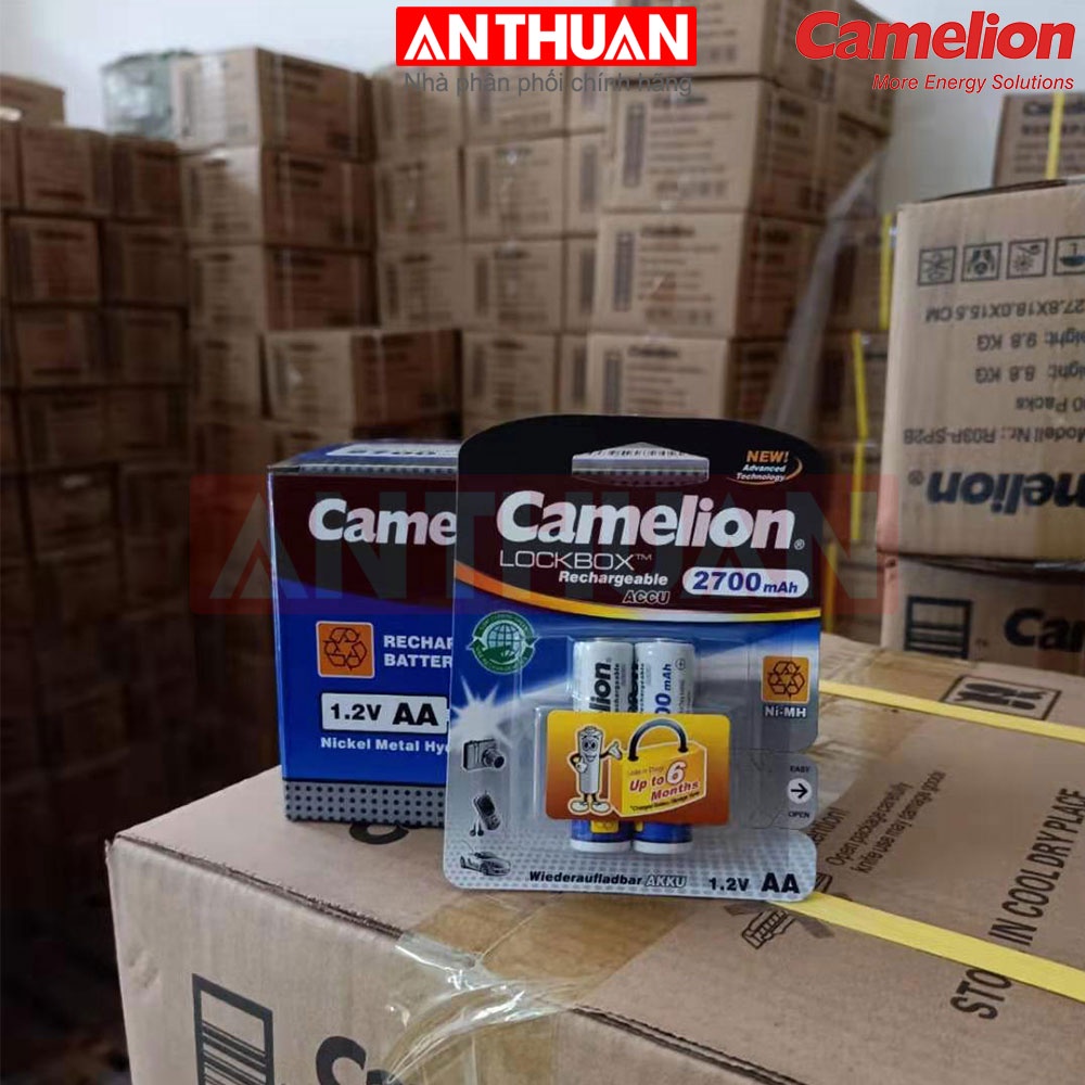 Pin sạc Camelion, pin sạc AA 2700mAh,2500,2300,pin sạc AAA 1100mAh,900,pin sạc 9V 200mAh,1.2V/9V,Pin chính hãng Camelion