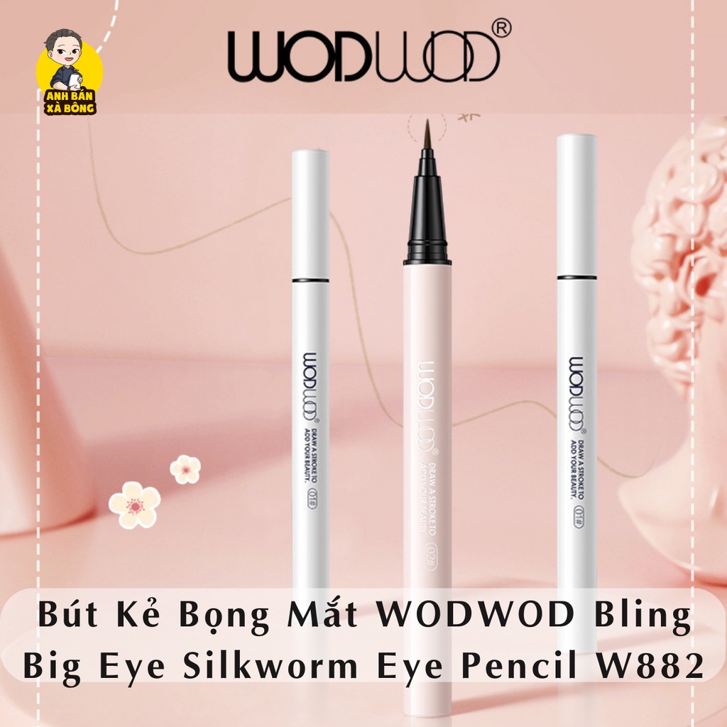 Bút Kẻ Bọng Mắt WODWOD Bling Big Eye Silkworm Eye Pencil W882