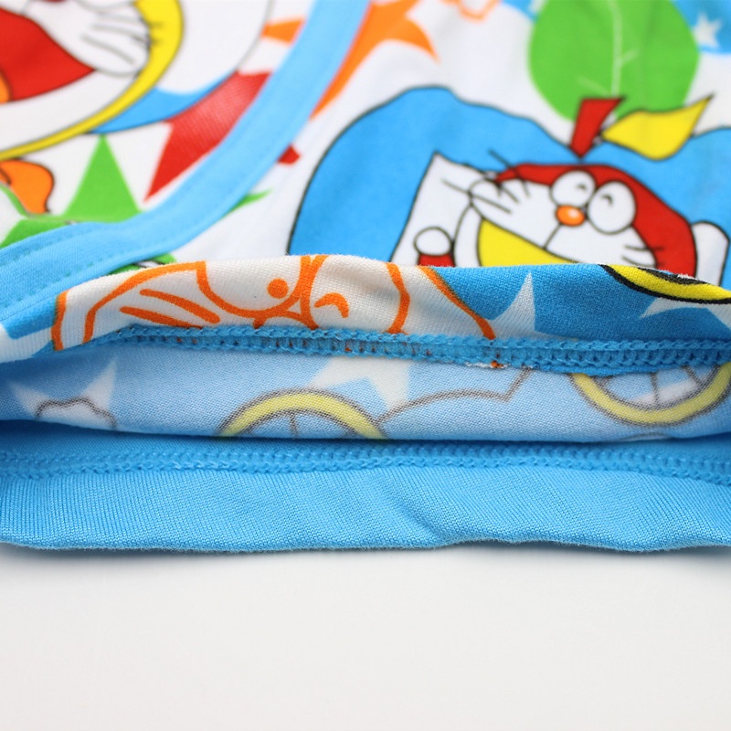 Quần Lót Boxer Lưng Thun In Hình Doraemon Dễ Thương Cho Bé Trai