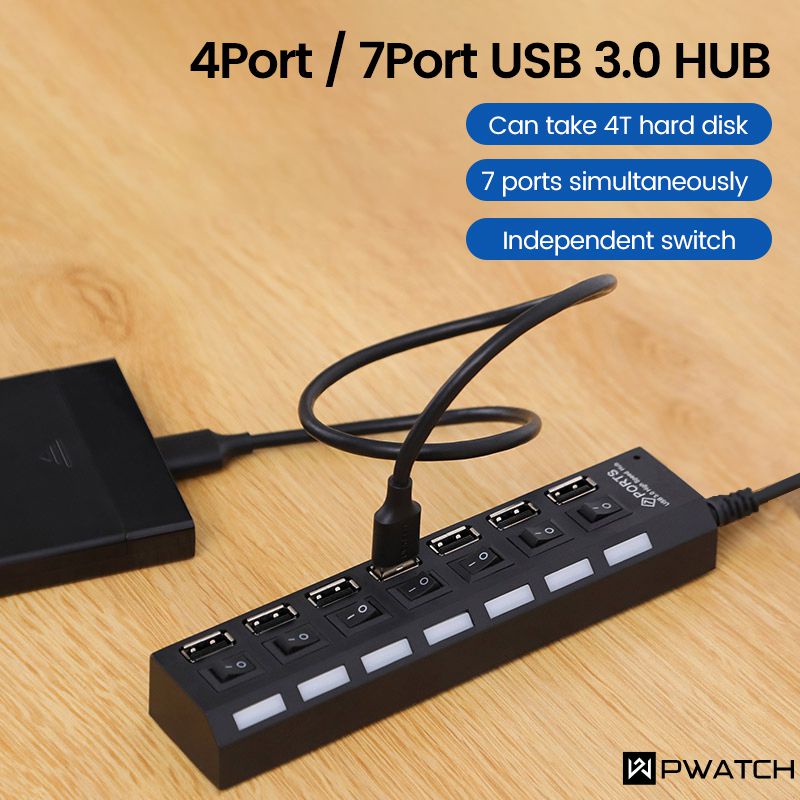 Bộ Chia Usb 2.0 Bộ Chia Nhiều Cổng Usb Bộ Chuyển Đổi Nguồn 4/7 Bộ Mở Rộng Nhiều Cổng Với Ổ Cắm Cáp Bộ Chia Kiểu Ổ Cắm Bộ Chuyển Đổi Cáp Cho Phụ Kiện Máy Tính Xách Tay