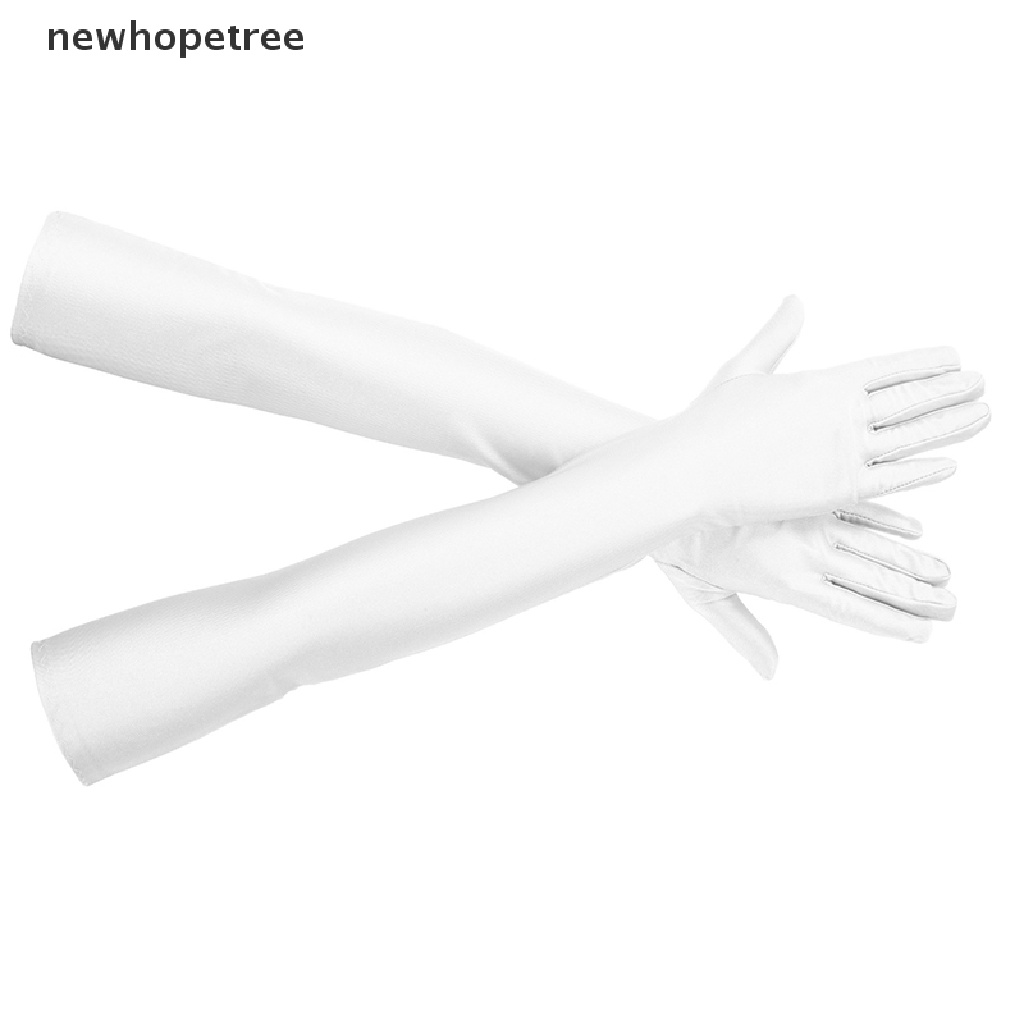 Găng Tay Spandex Co Giãn Cao Chống Nắng Màu Đen Dùng Để Biểu Diễn Tiệc Cưới