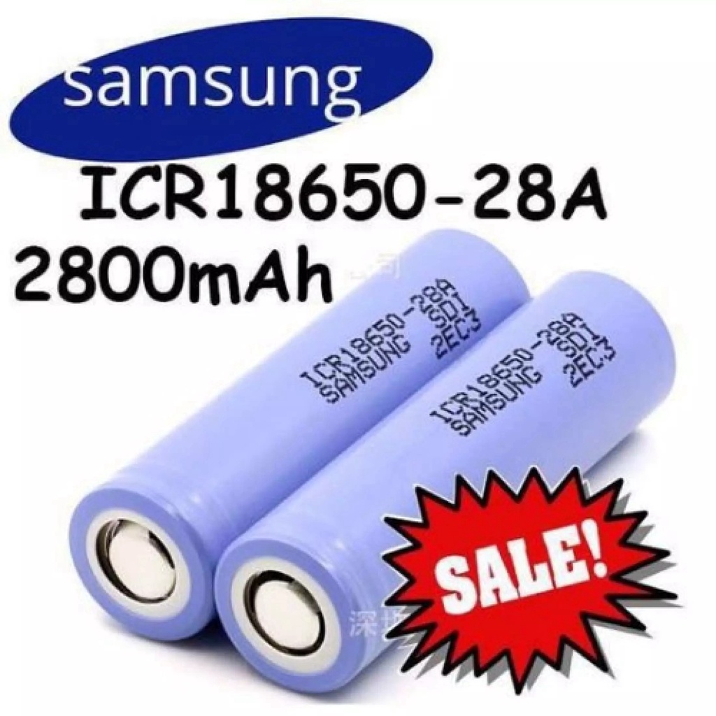 Cell pin Samsung ICR18650 28A mới bảo hành 6 tháng