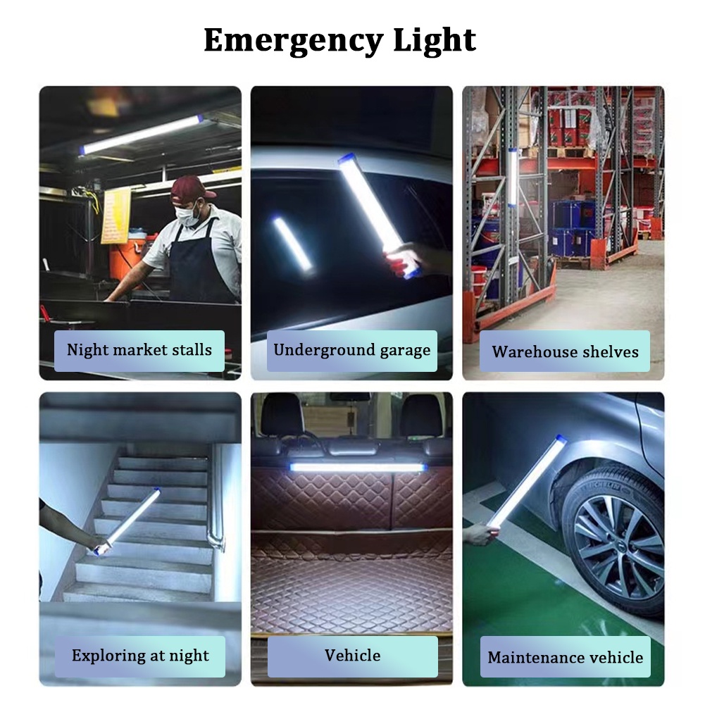 Đèn LED Đa Năng 30W 60W 90W Sử Dụng Trong Trường Hợp Khẩn Cấp 24 Giờ Có Thể Sạc Lại Bằng Cổng USB