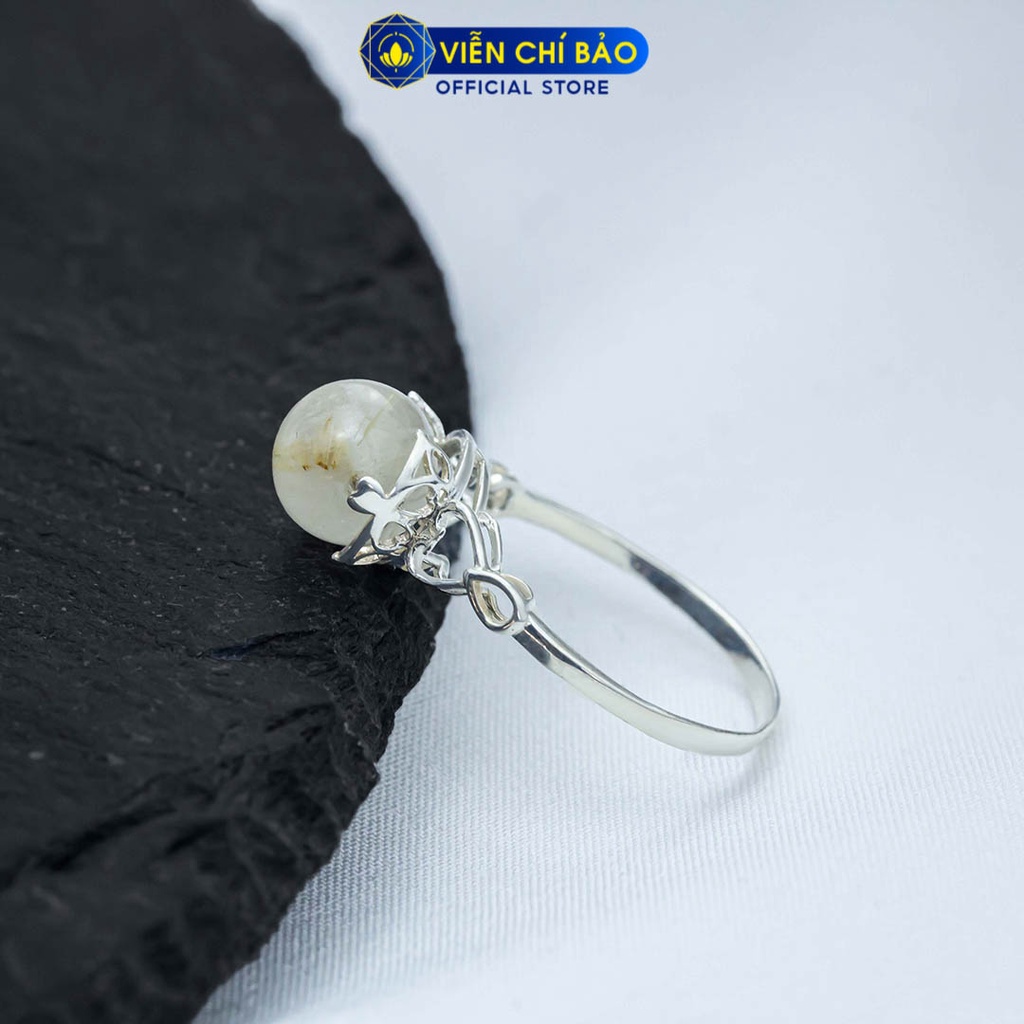 Nhẫn mix đá nhiều màu chất liệu bạc 925 thời trang phụ kiện trang sức nữ Viễn Chí Bảo N400651