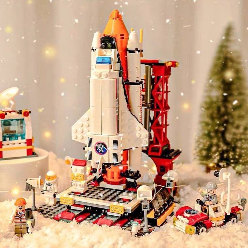 Đồ chơi Lego lắp ráp bệ phóng têên lửa - tàu vũ trụ