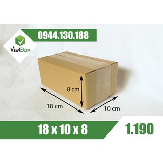 Combo 40 hộp carton 18x10x8