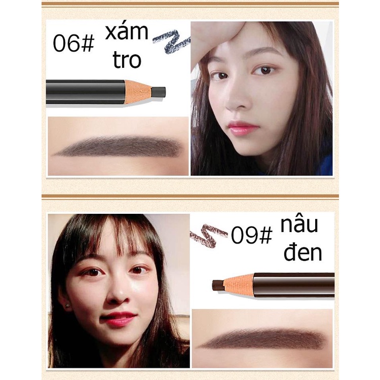 Chì Xé Kẻ Chân Mày Cao Cấp Coloured Soft Cosmetic Art No.1818 Chì Bóc nội địa Trung Chống Trôi, Chống Thấm