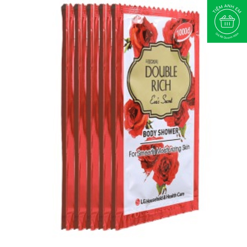 Dây sữa tắm Double Rich các hương hoa hồng Eva's Secret/ hương hoa iris/ hoa anh đào sáng da