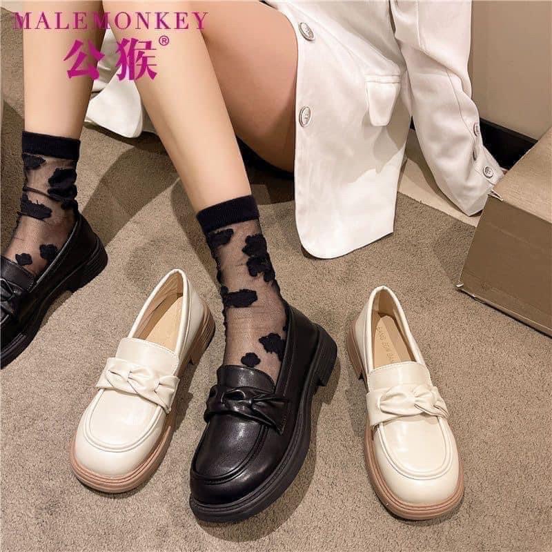 Giày oxford nữ da trơn đế 3cm