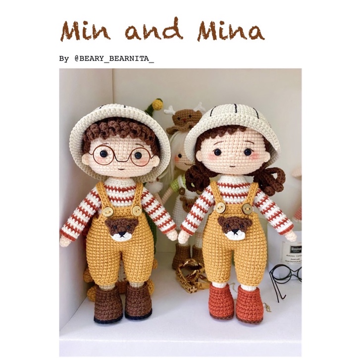 Couple Min and Mina Handmade bằng len