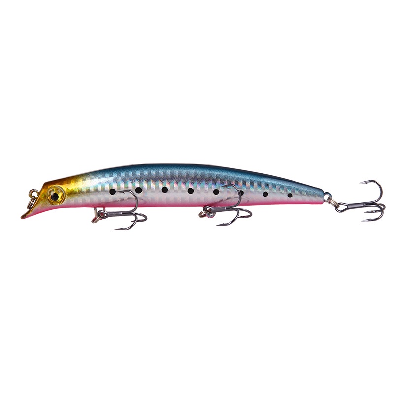 50 Mồi Câu Cá Giả Cứng 12.5Cm / 14g