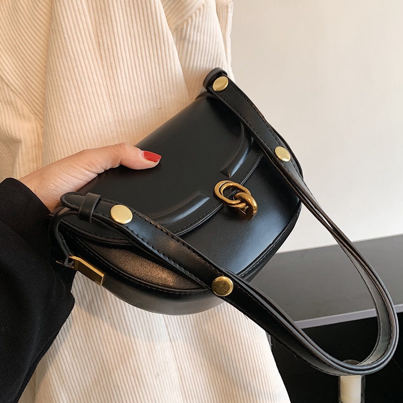 Túi yên ngựa PU túi nách một vai chéo túi Xách Cỡ Nhỏ Thời trang phụ nữ