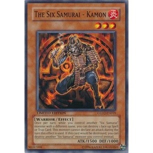 Thẻ bài yugioh - tcg - the six samurai - kamon / gld2-en018