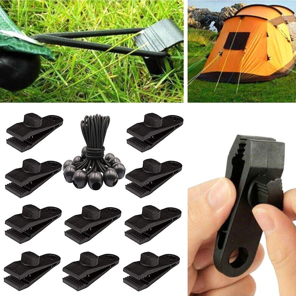 LET Set 10 Kẹp Lều Chống Gió Tái Sử Dụng Tiện Lợi
