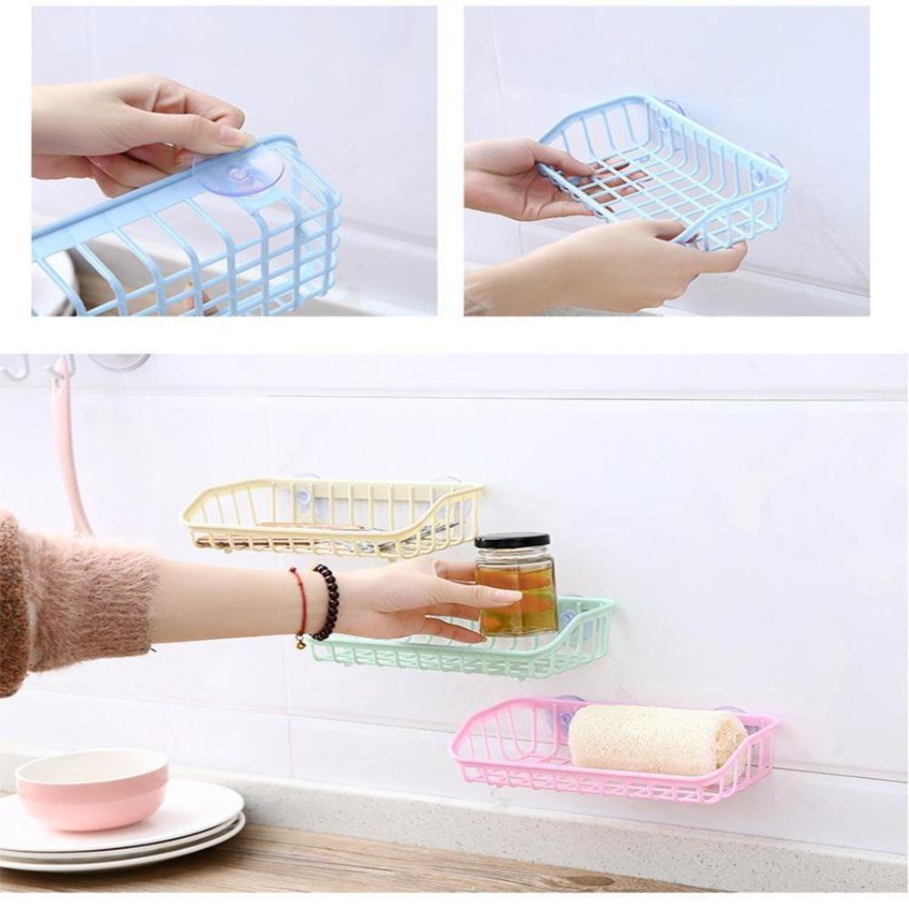 Giá Đỡ Bọt Biển Rửa Chén Có Giác Hút Siêu Bền Tiện Dụng Cho Nhà