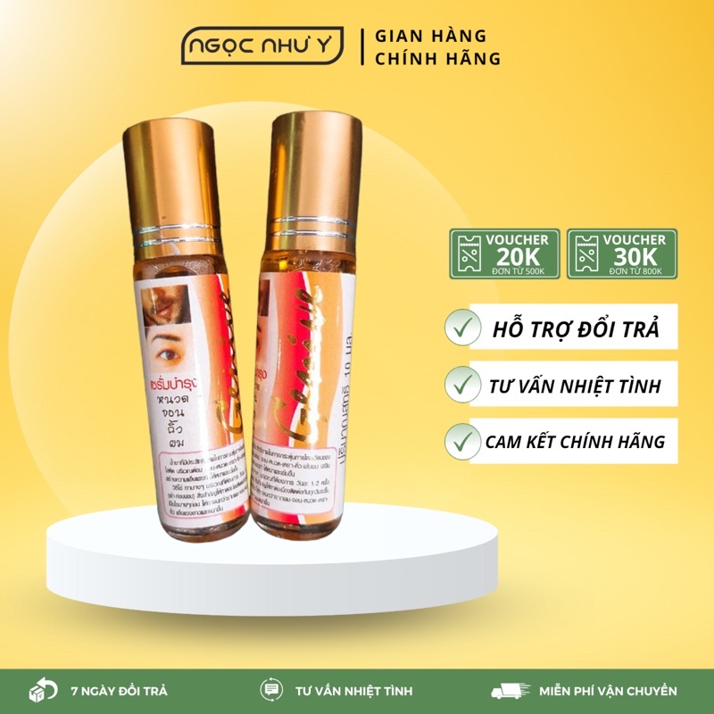 Serum Kích Thích Mọc Mi-Mày-Râu Genive Thái Lan, Hiệu Quả Sau 7 Ngày Sử Dụng