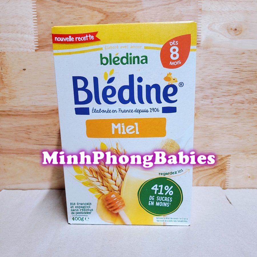 Bột lắc sữa Bledine cho bé trên 8 tháng vị Bánh mì