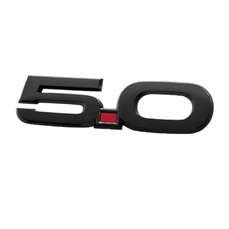 1 cặp cho Ford Mustang GT 5.0 2015-2020 Biểu tượng bên chắn bùn 5,5 inch màu đen