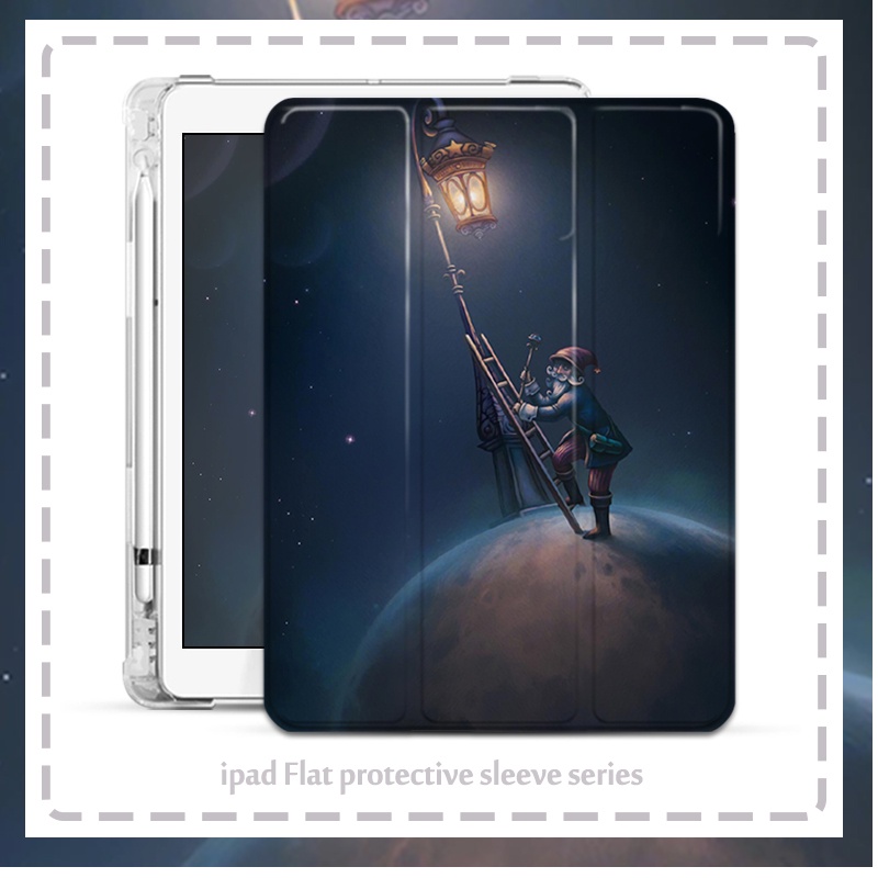 Ốp Máy Tính Bảng Chống Sốc Có Ngăn Đựng Bút Cho ipad Air5 / 4 10.9 Air1 / 2 9.7 2022 / 2019 / 2020 / 2021 Pro11in 10th / 7th / 8th / 9th gen 10.2 Hoạt Hình