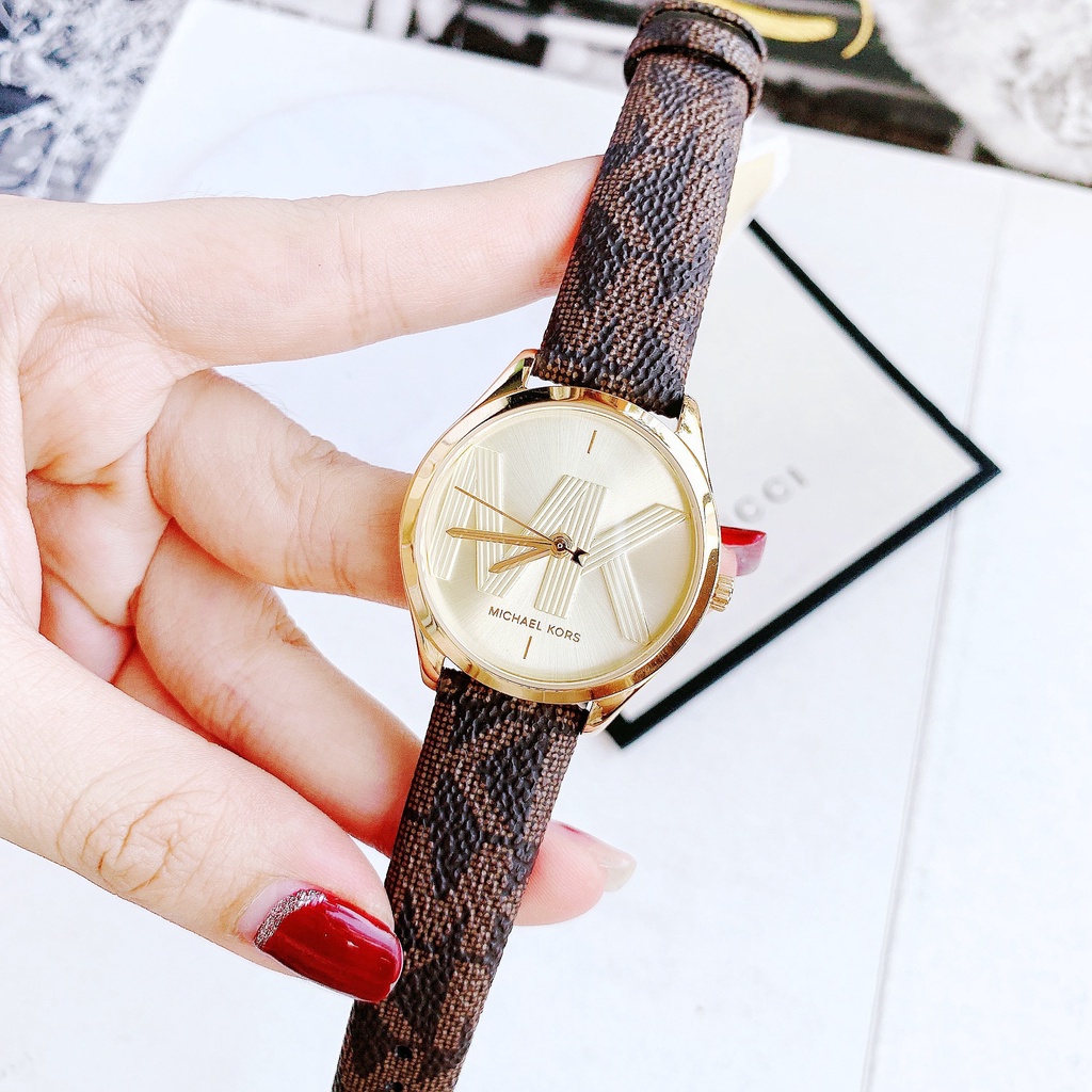 Đồng hồ nữ dây da Michael Kors MK2862