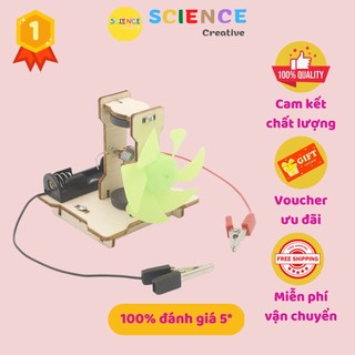 Bộ chế tạo động cơ điện cho quạt, Đồ chơi cho bé, Đồ chơi trẻ em phát triển trí tuệ
