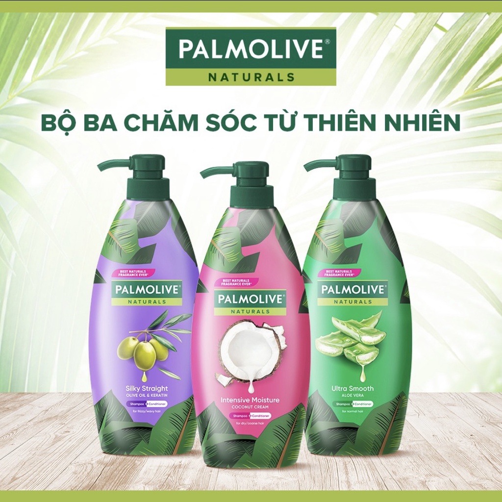 Dầu gội xả 2in1 Palmolive thiên nhiên 600ml